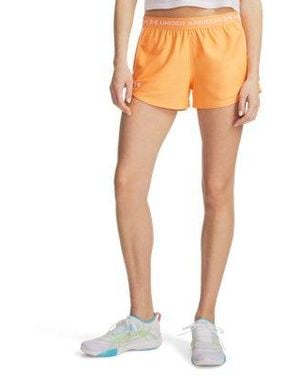 Under Armour Tech Play Up 3" Shorts Bloc - Orange