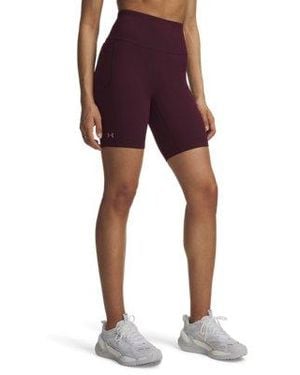 Under Armour Ua Movement Bike Shorts - Purple