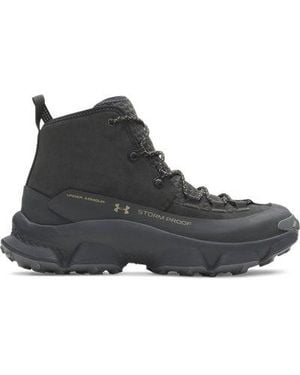 Under Armour Ua Charged Expanse Mid Leather Waterproof Hiking Boots - Black