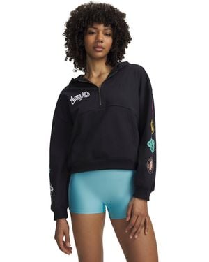 Under Armour Ua X R21 X Unrivaled Logos 1⁄2 Zip Hoodie - Blue