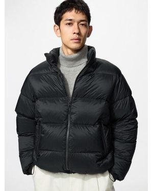 Uniqlo Daunenjacke (Leicht, Wide Fit) - Schwarz