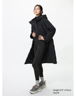 Uniqlo Puffertech Abrigo Relax - Negro