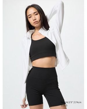 Uniqlo Airism Chaqueta Suave Cremallera - Blanco