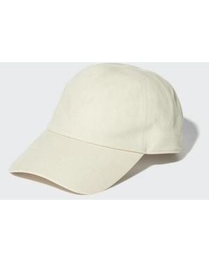 Uniqlo Adjustable Linen Blend Cap - White
