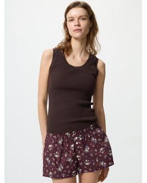 Uniqlo Washable Knit Bra Top (Sleeveless) - Purple