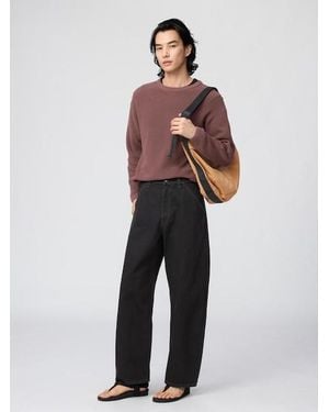 Uniqlo Wide Tapered Jeans - White