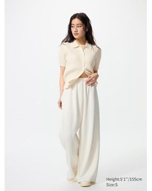 Uniqlo Pantalón Ancho (Corto) - Blanco