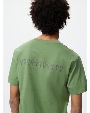 Uniqlo Manga Ut Shueisha 100Th Graphic T-Shirt (Golden Kamuy) - Green