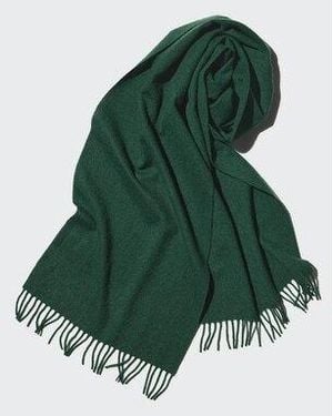 Uniqlo 100% Cashmere Scarf - Green