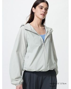 Uniqlo Uv Protection Pocketable Parka - Grey
