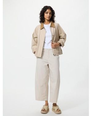 Uniqlo Barrel Ankle Trousers - White