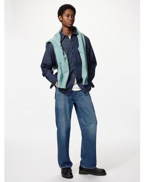 Uniqlo Baggy Jeans (Longer) - Blue