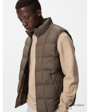 Uniqlo Puffertech Chaleco - Marrón
