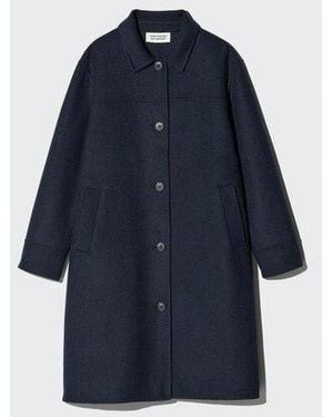 Uniqlo Abrigo Largo - Azul