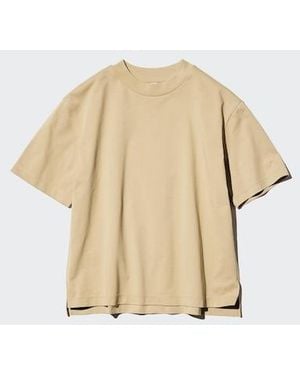 Uniqlo Airism Cotton T-Shirt - Natural