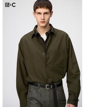 Uniqlo Easy Care Soft Shirt - Green