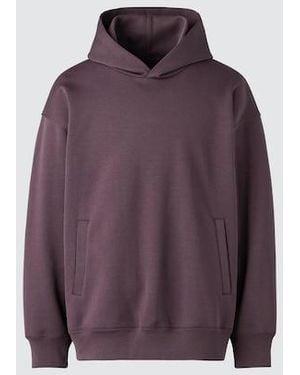 Uniqlo Sweat Oversized Pullover Hoodie - Purple