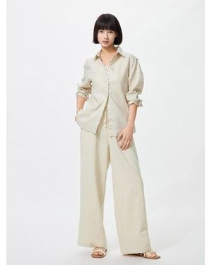 Uniqlo Linen Blend Easy Trousers - Natural