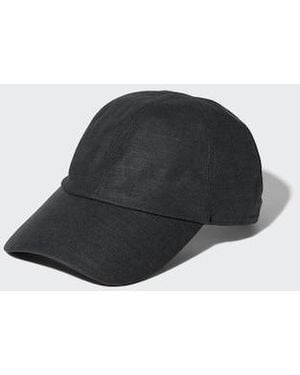Uniqlo Cappellino Lino Regolabile - Nero