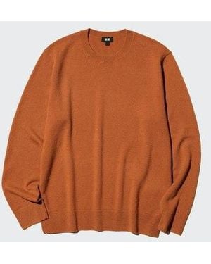 Uniqlo Jersey 100% Cashmere Cuello Redondo - Marrón