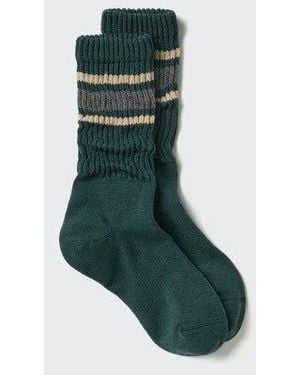 Uniqlo Heattech Thermo Socken - Blau