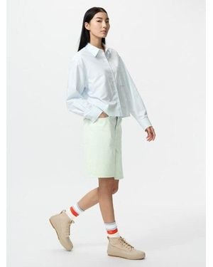 Uniqlo Denim Shorts - White