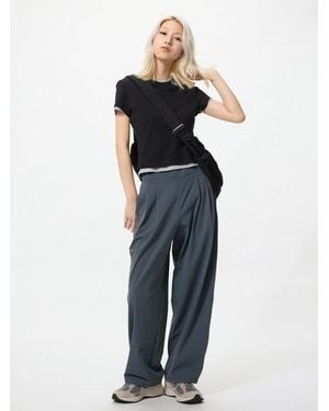 Uniqlo Ultra Stretch Uv Protection Active Wide Trousers - Blue