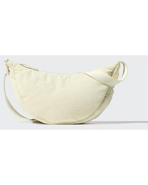Uniqlo Bolso Mini Redondeado Pana - Neutro