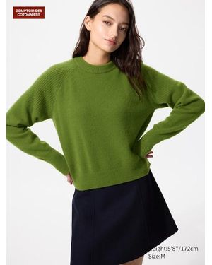 Uniqlo Jersey 100% Cashmere Cuello Redondo - Verde