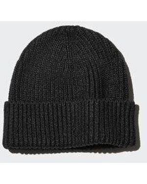 Uniqlo Heattech Beanie (Ribbed) - Black