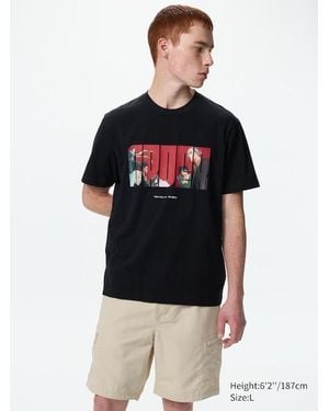 Uniqlo Manga 100Th Ut Graphic T-Shirt (Sakamoto Days) - Black
