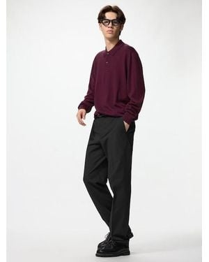 Uniqlo Smart 2-Way Stretch Trousers - Red