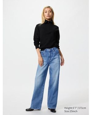 Uniqlo Wide Straight Jeans - Blue