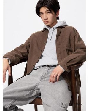 Uniqlo Camisa Franela - Marrón