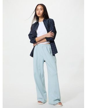 Uniqlo Sweat Wide Trousers (Longer) - Blue
