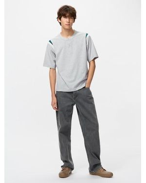 Uniqlo Straight Jeans (Longer) - Grey