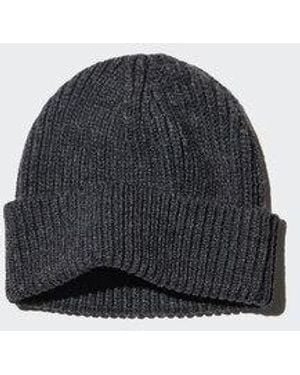 Uniqlo Heattech Beanie (Ribbed) - Black