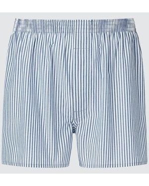 Uniqlo Woven Trunks (Striped) - Blue
