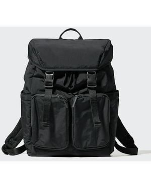 Uniqlo Mochila Con Bolsillos - Negro
