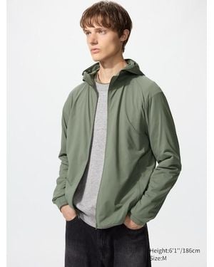Uniqlo Dry-Ex Uv Protection Full-Zip Hoodie - Green