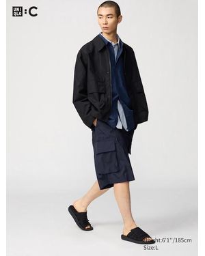 Uniqlo Pantaloncini Cargo Ampi - Blu
