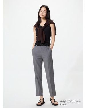 Uniqlo Smart Ankle Trousers (Longer) - Grey