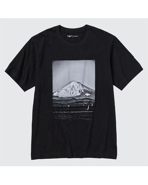 Uniqlo T-Shirt Stampa Peace For All (Akamai Technologies) - Nero