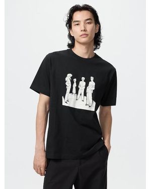 Uniqlo Manga Ut Shueisha 100Th Graphic T-Shirt (Yu Yu Hakusho) - Black