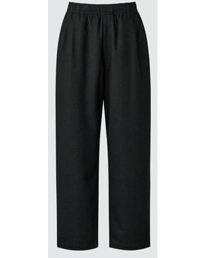 Uniqlo Pantalón Cepillado - Negro