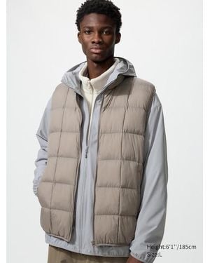 Uniqlo Puffertech Chaleco - Gris