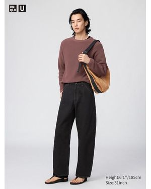 Uniqlo Barrel Leg Jeans - White