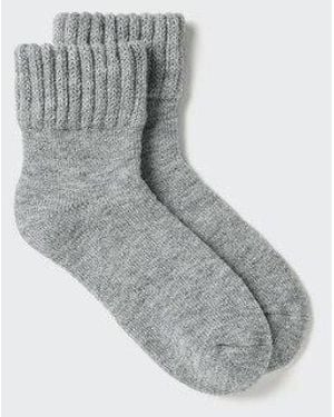 Uniqlo Heattech Thermo Socken (Gefüttert) - Grau