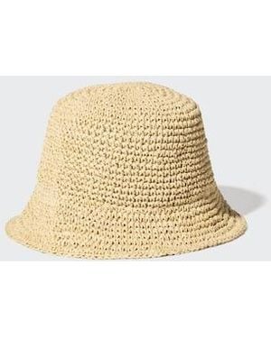 Uniqlo Adjustable Crochet Hat - White
