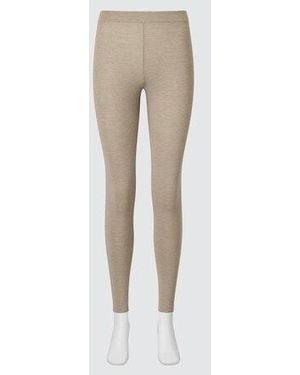 Uniqlo Heattech Extra Warm Cashmere Blend Leggings - White